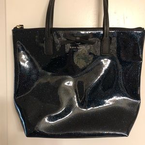 Blue Glitter Kate Spade Tote